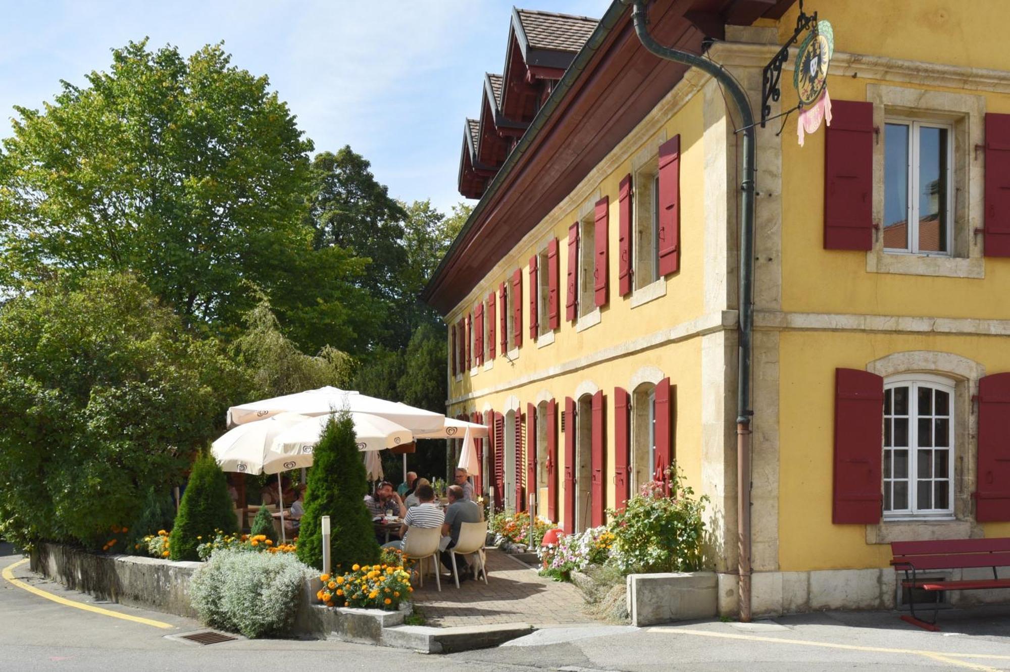 Hotel De L'Aigle Couvet Exterior foto